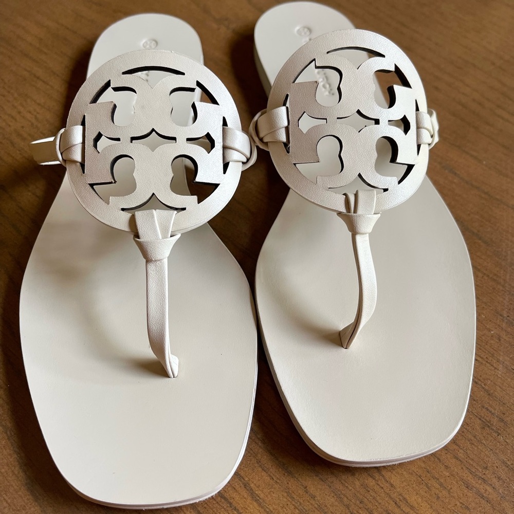 **SOLD** Tory Burch Miller Square-Toe Sandal